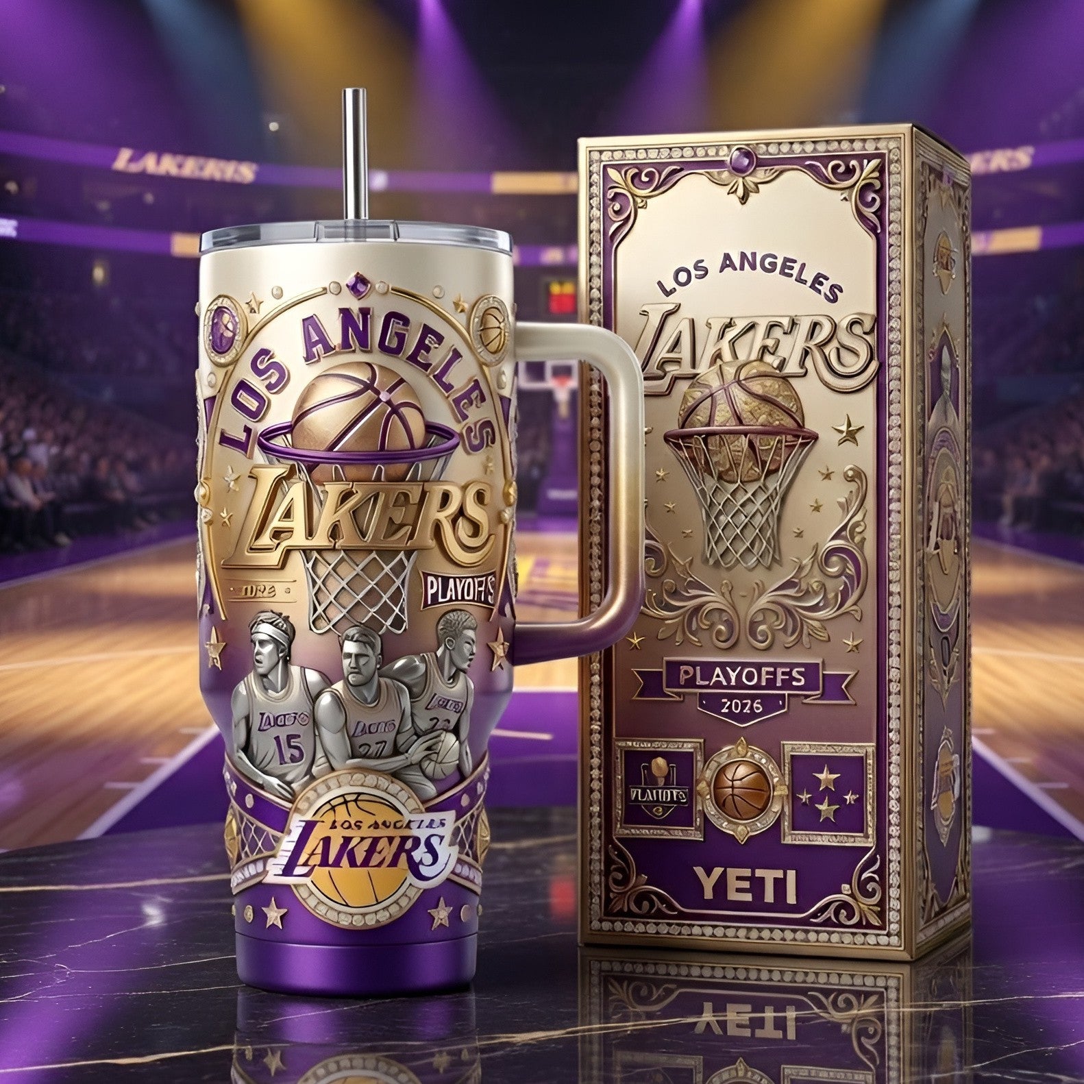 Premium LAL 40oz Tumbler With Handle TNSM