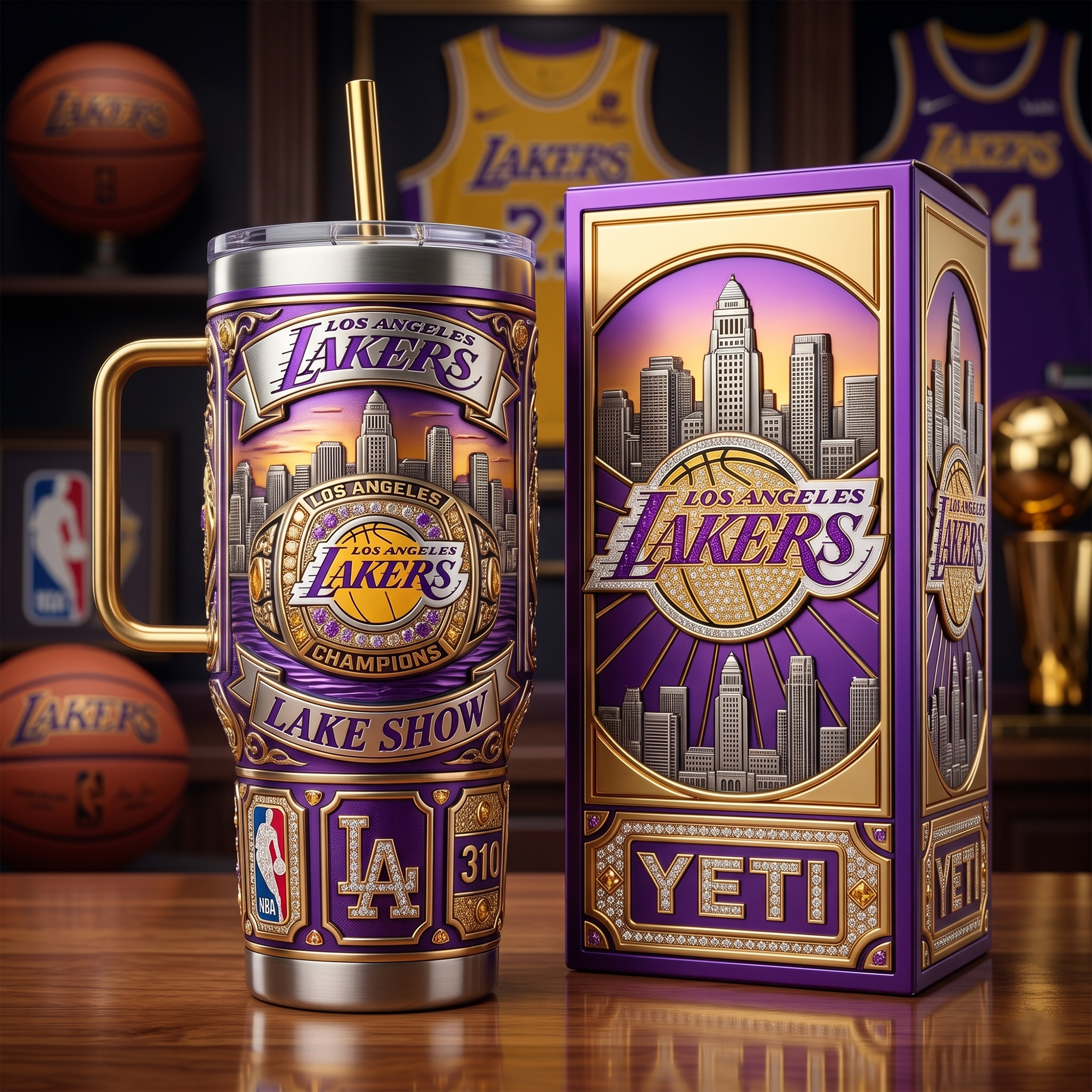LAL 40oz Tumbler With Handle LNTH