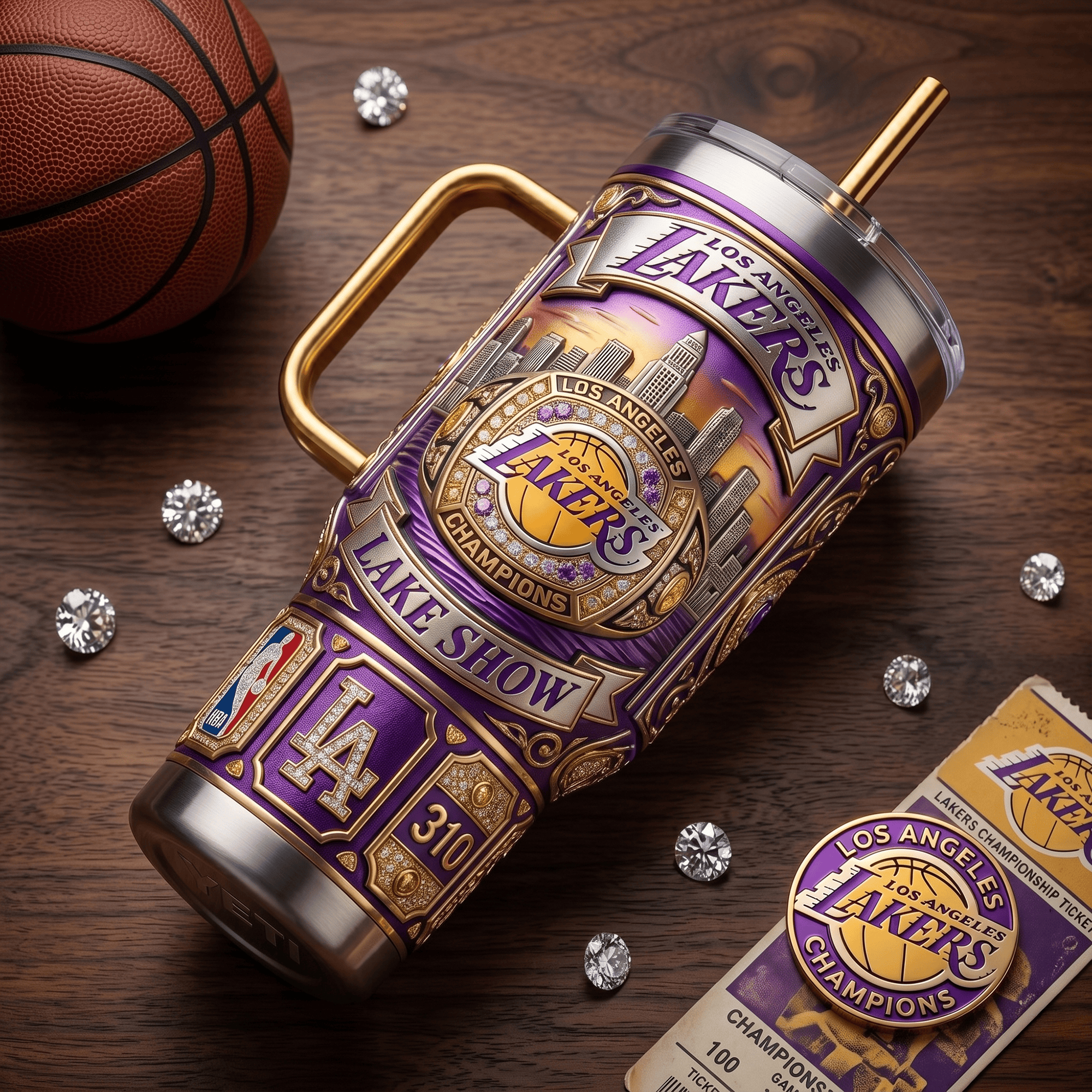 LAL 40oz Tumbler With Handle LNTH