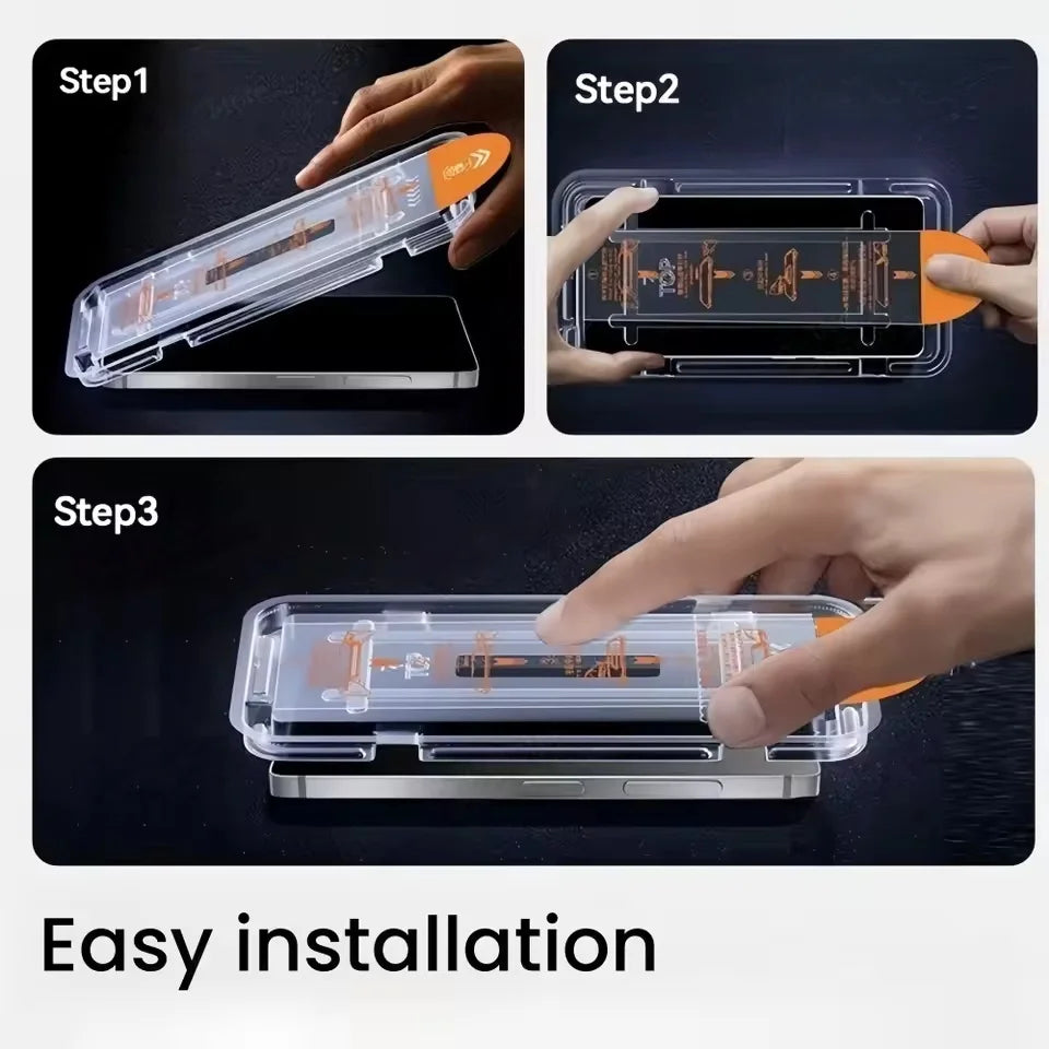 Tempered Glass for OPPO Find X9 X9Pro Anti-scratch Fingerprint Unlock Screen Protectors with Easy To Install Kit for Find X9 Pro