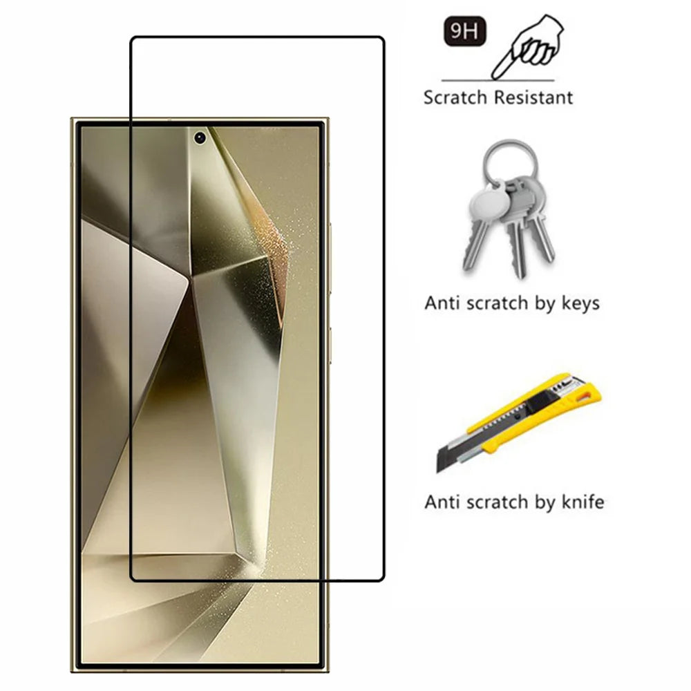 Tempered Glass For Samsung Galaxy S26 S25 S24 Ultra Screen Protector A17 A27 A37 A57 A56 A36 A26 A16 A55 A54 A53 A35 Film